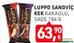 ŞÖLEN LUPPO SANDVİÇ KEK 184 G fiyat ve kampanya bilgisi